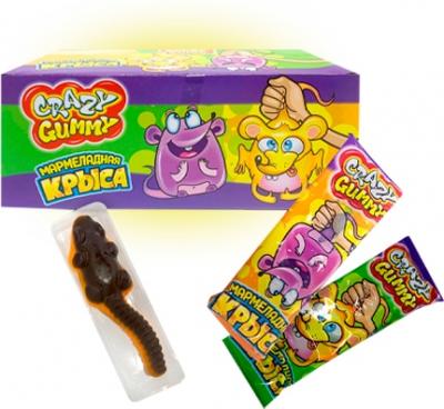 Мармелад Crazy Gummy Мармеладная Крыса 15 гр